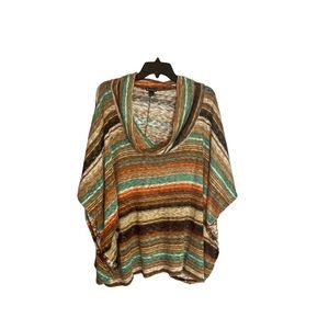 New Directions XL striped top with crowl neckline